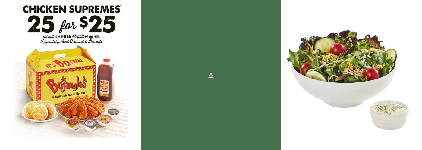 Bojangles Menu
