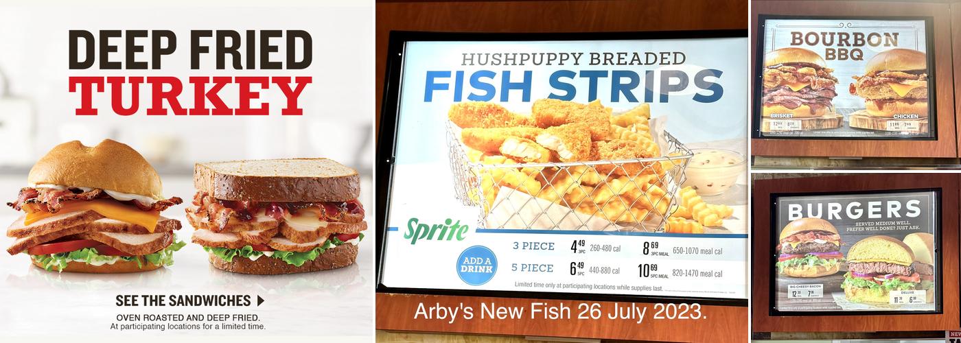 Arby's Menu
