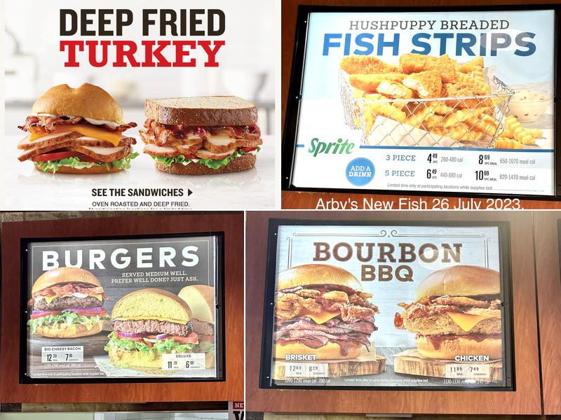 Arby's Menu