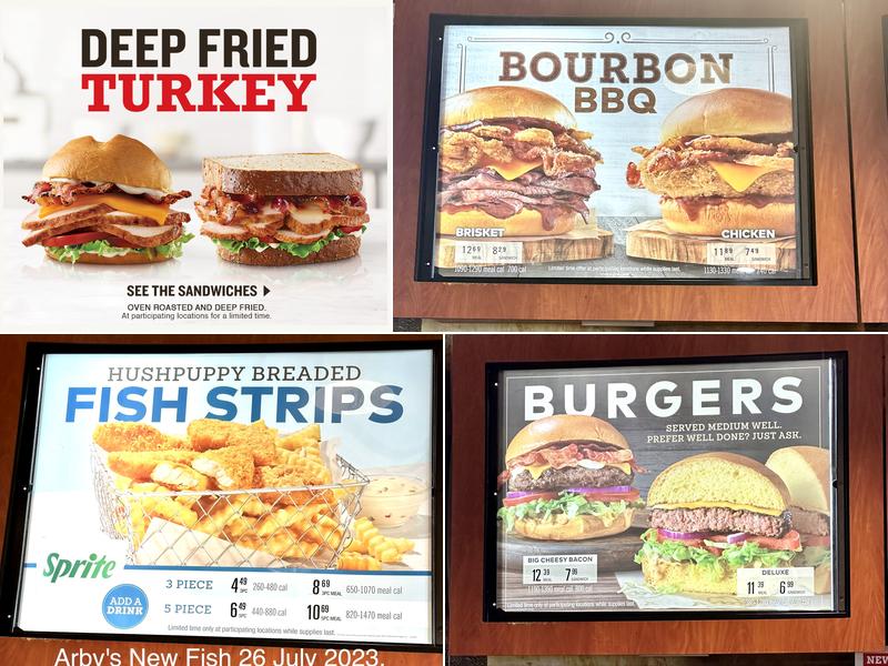 Arby's Menu