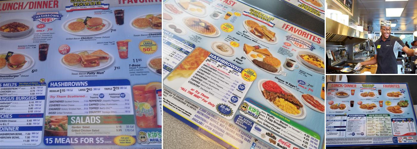Waffle House Menu