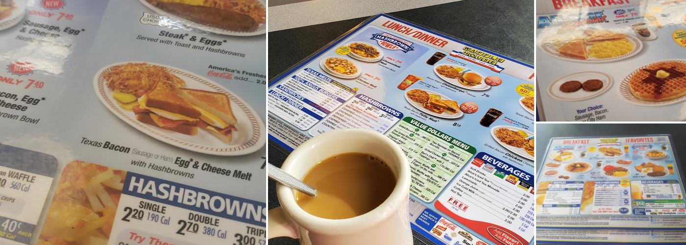 Waffle House Menu