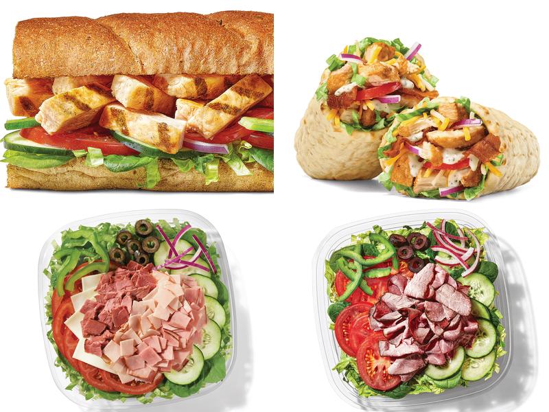 Subway Menu