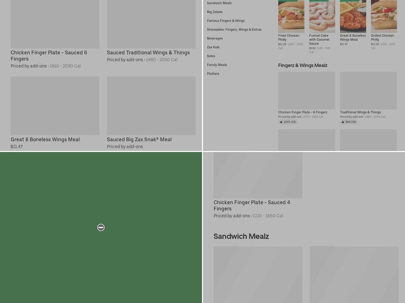 Zaxby’s Menu