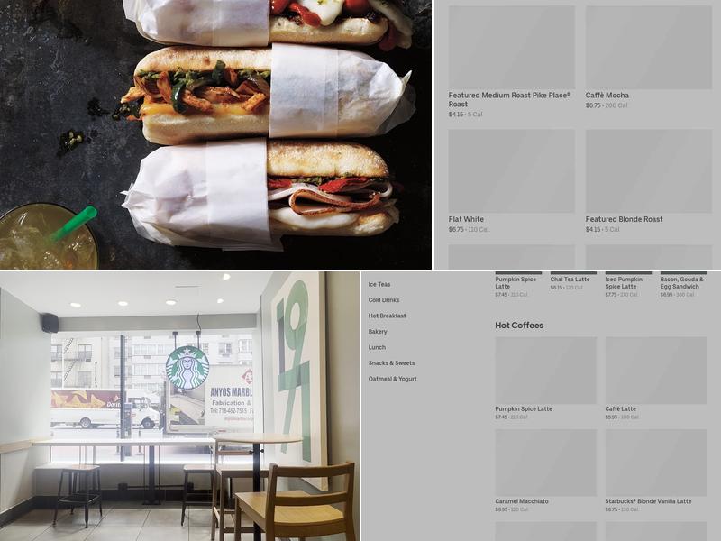 Starbucks Menu