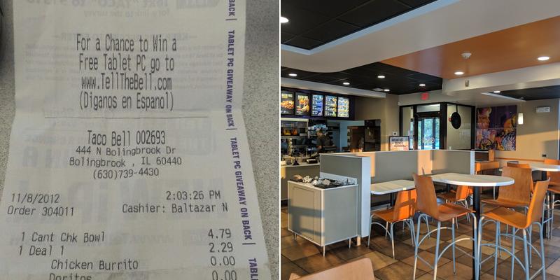 Taco Bell Menu