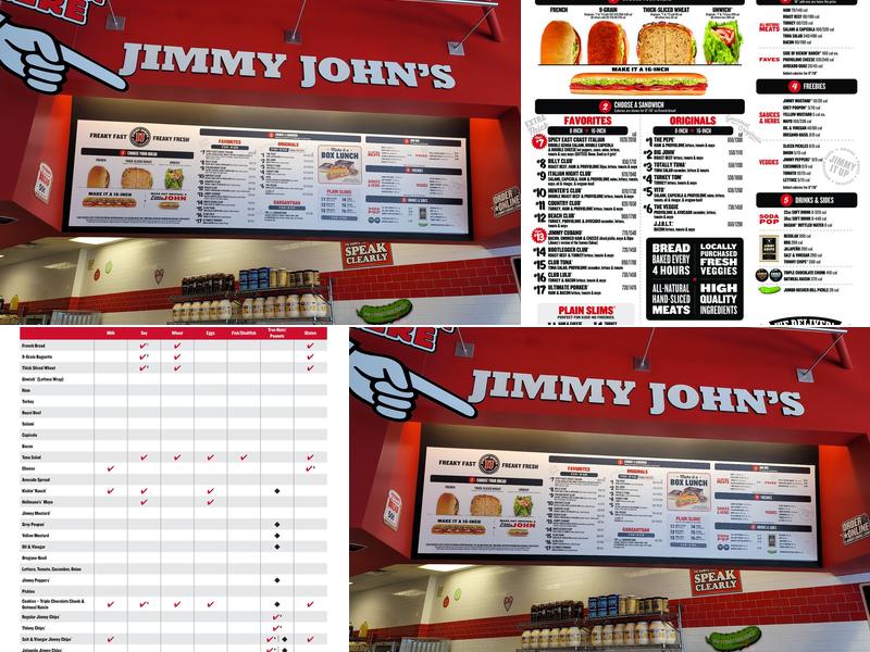 Jimmy John's Menu