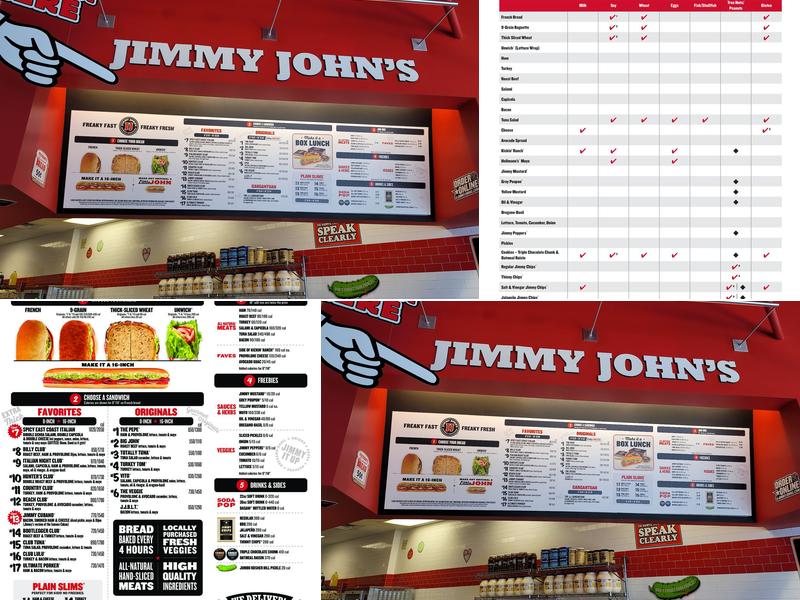 Jimmy John's Menu