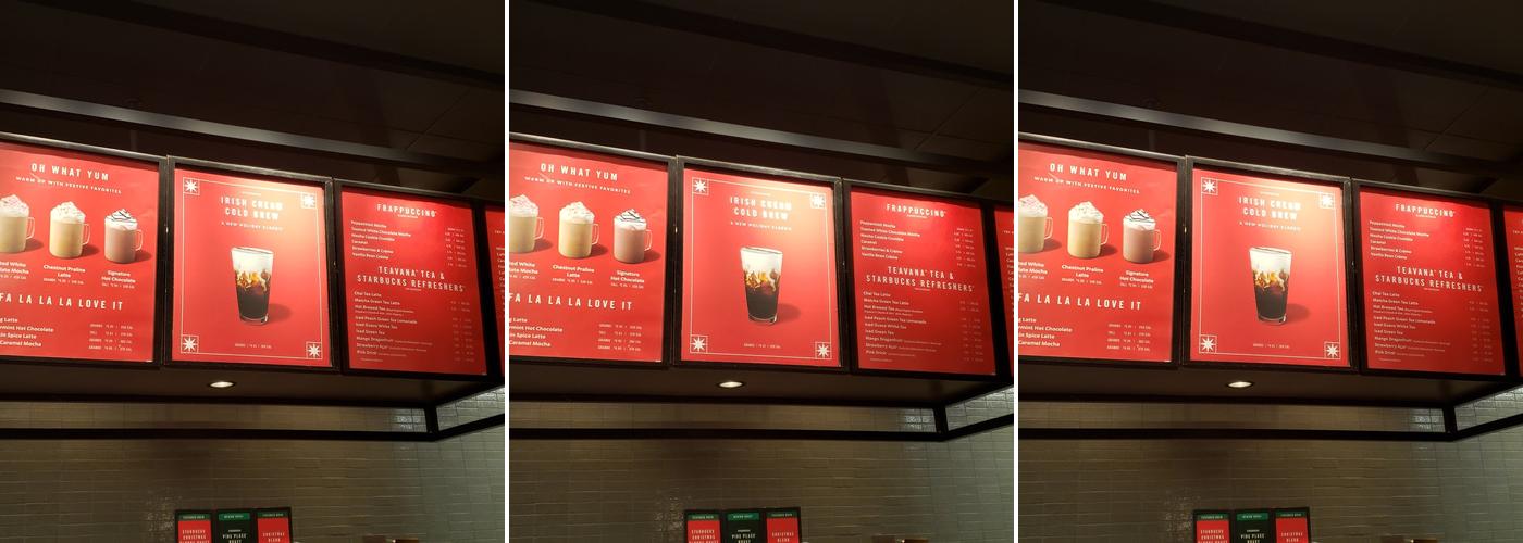 Starbucks Menu