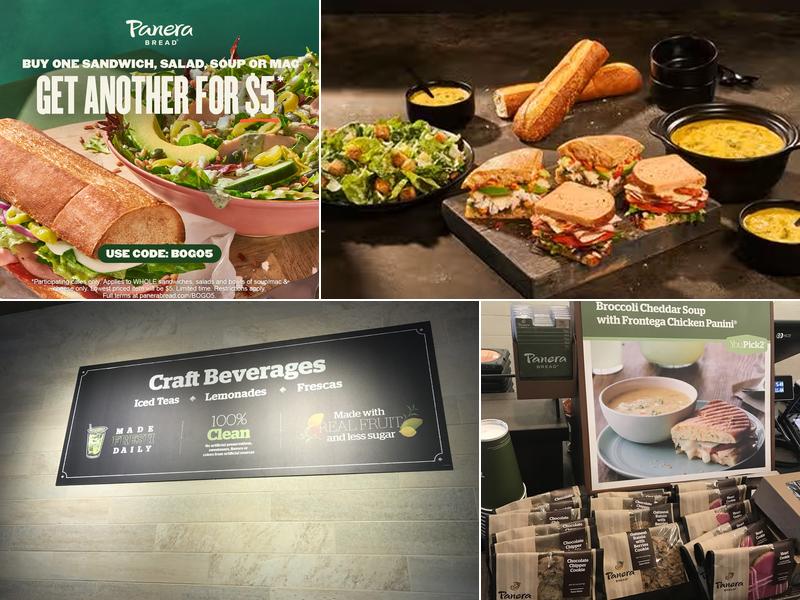 Panera Bread Menu