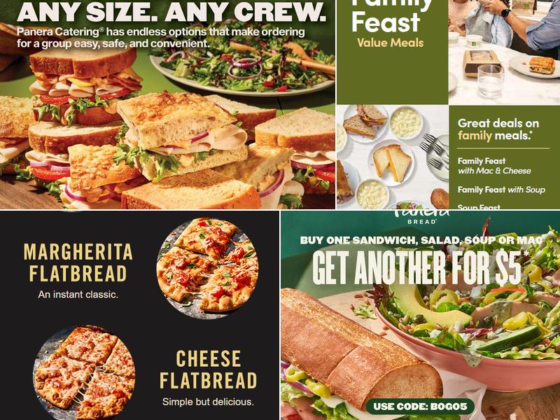 Panera Bread Menu