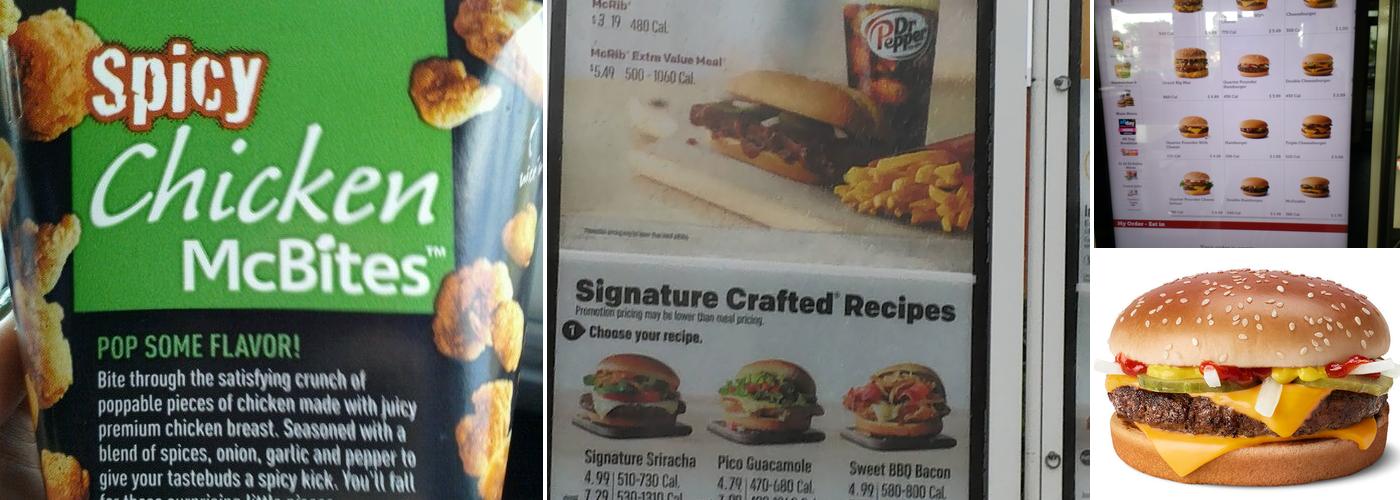 McDonald's Menu