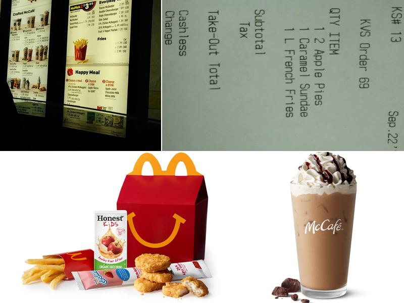 McDonald's Menu