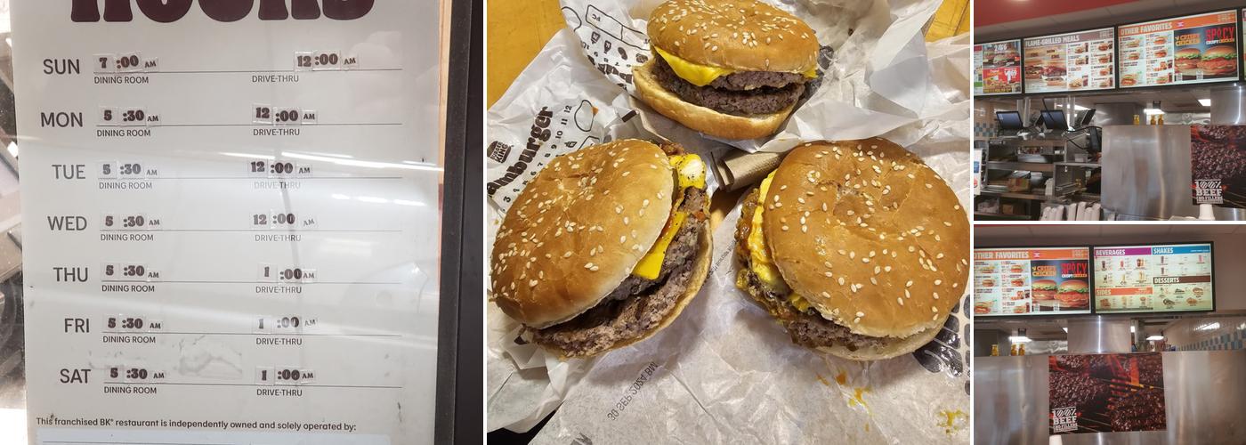 Burger King Menu