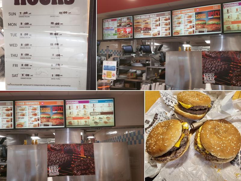 Burger King Menu
