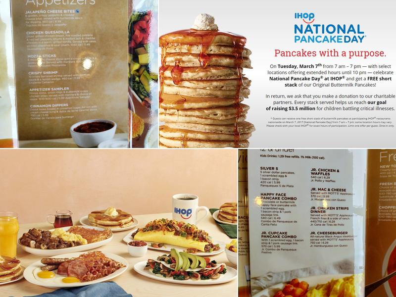 IHOP Menu