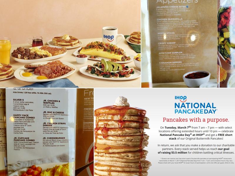 IHOP Menu