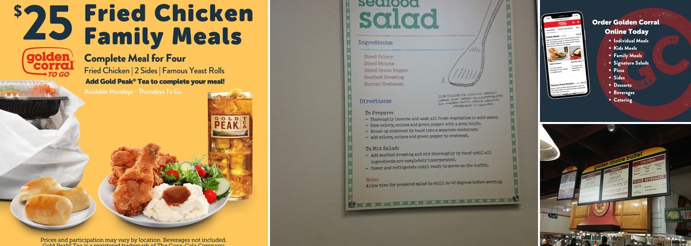 Golden Corral Buffet & Grill Menu