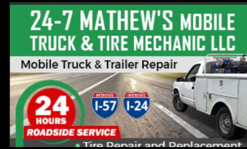 24/7 Mathew's Mobile Truck and Tire Mechanic Buncombe