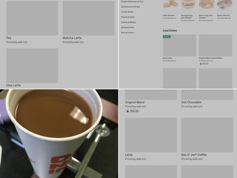 Dunkin' Menu