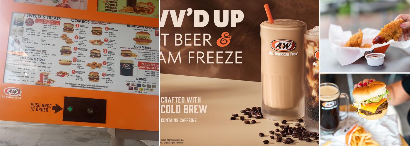 A&W Restaurant Menu