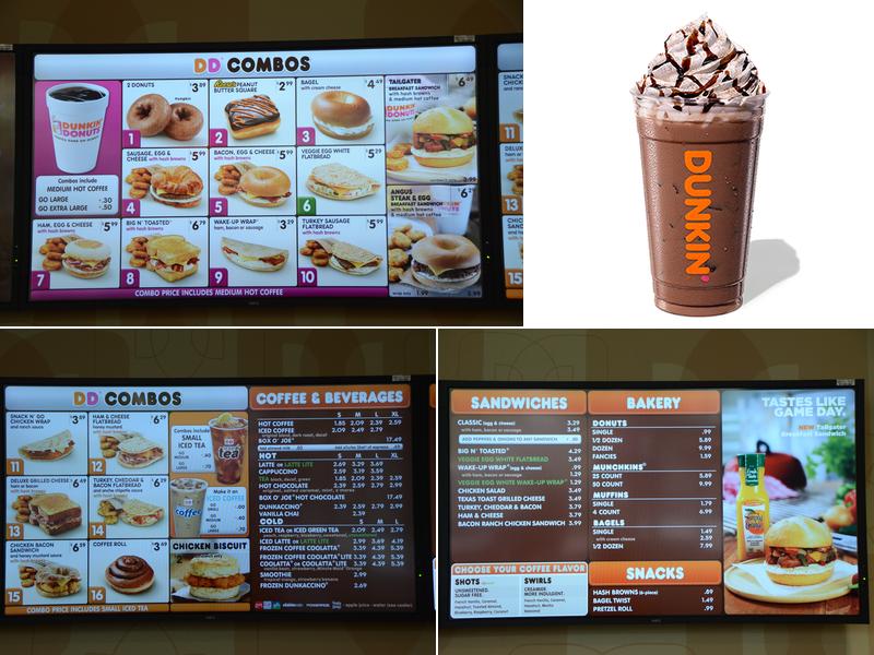 Dunkin' Menu
