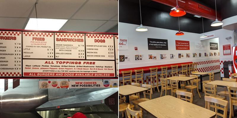 Five Guys Menu