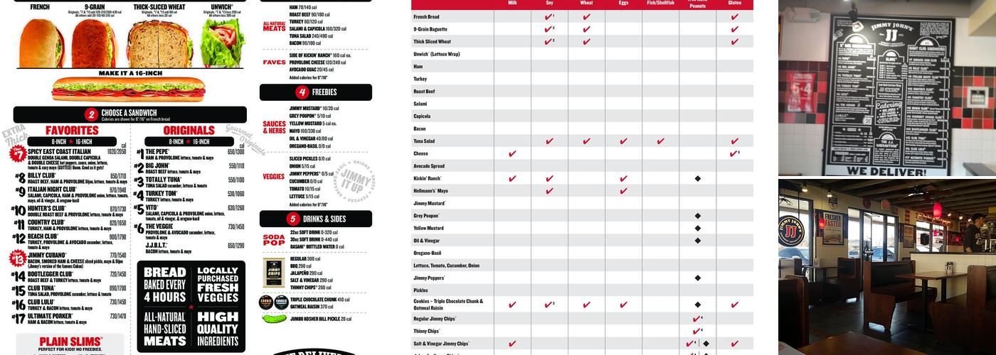Jimmy John's Menu