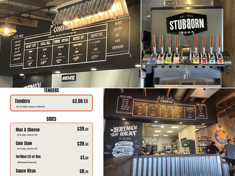 Hot Chicken Alley Menu