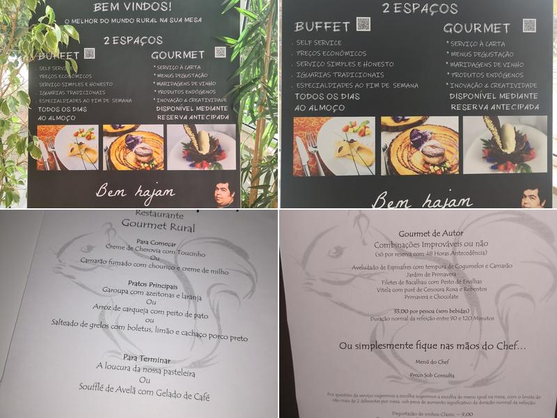Casa da Esquila Menu