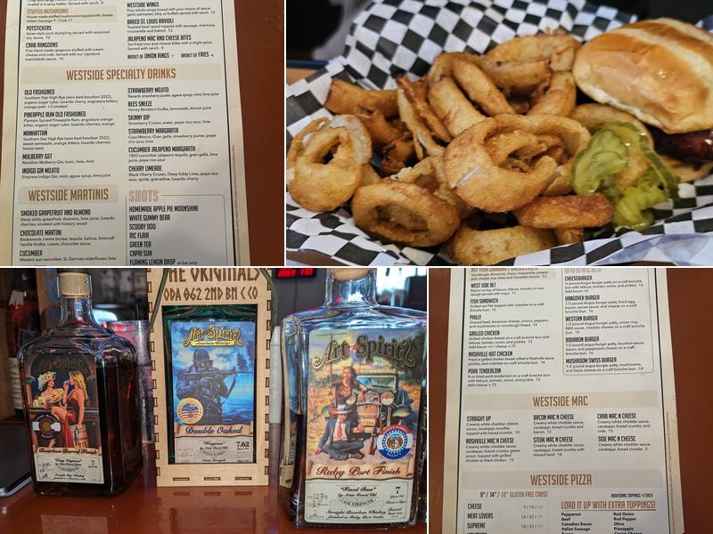 Westside Pub Menu