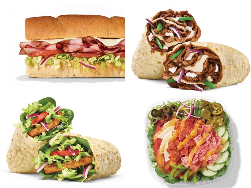 Subway Menu