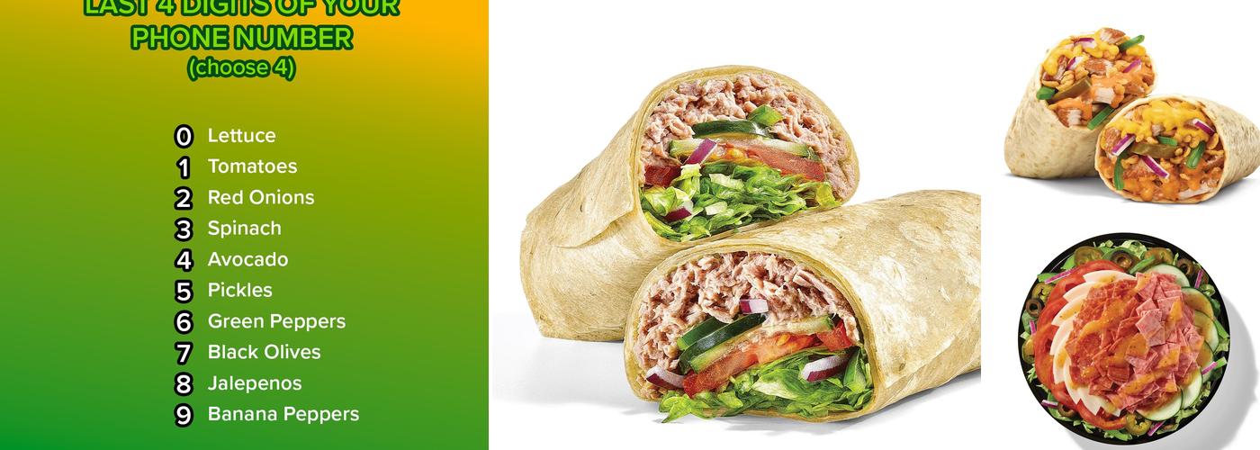 Subway Menu