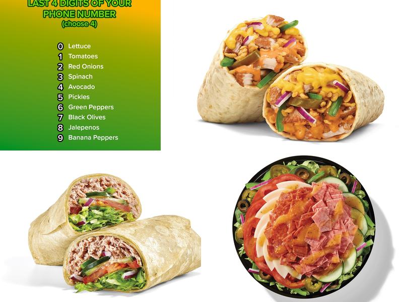 Subway Menu