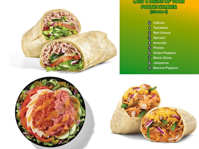 Subway Menu