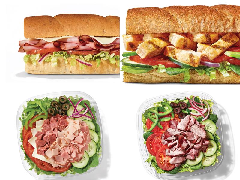 Subway Menu