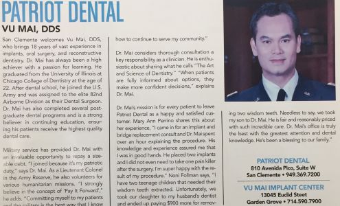 Patriot Dental 922 S Euclid St, Anaheim California 92802