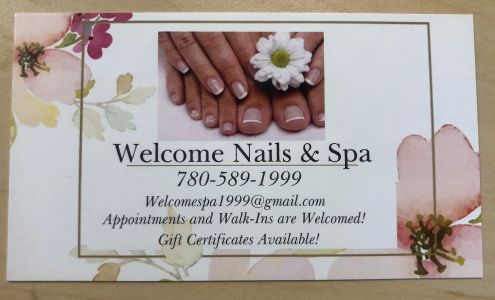 Welcome Nails & Spa 10303 100 Ave, Fort Saskatchewan Alberta T8L 1Y9
