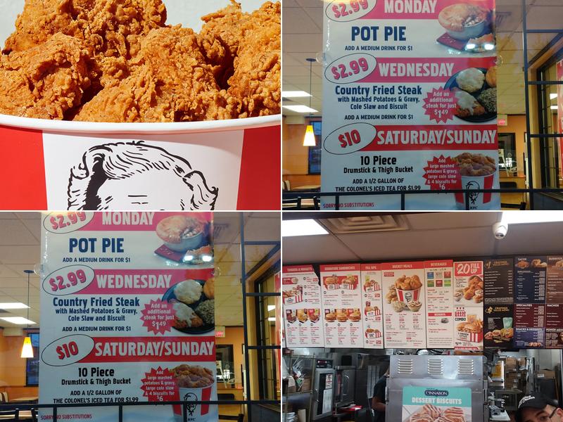 KFC Menu