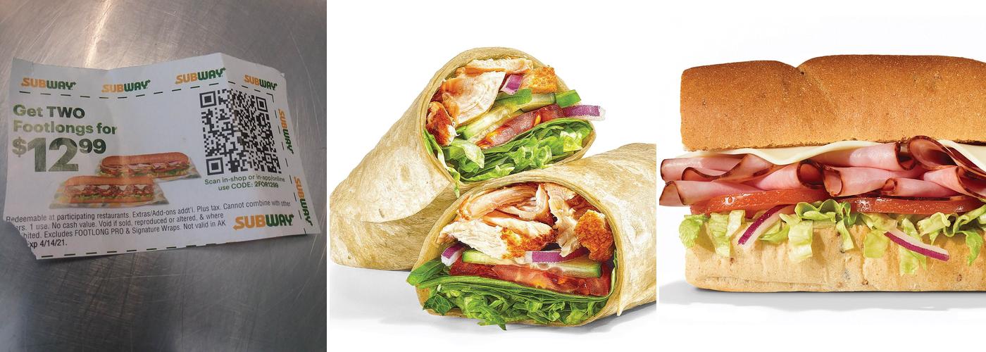 Subway Menu