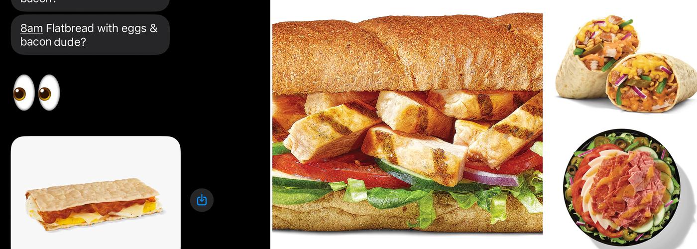 Subway Menu