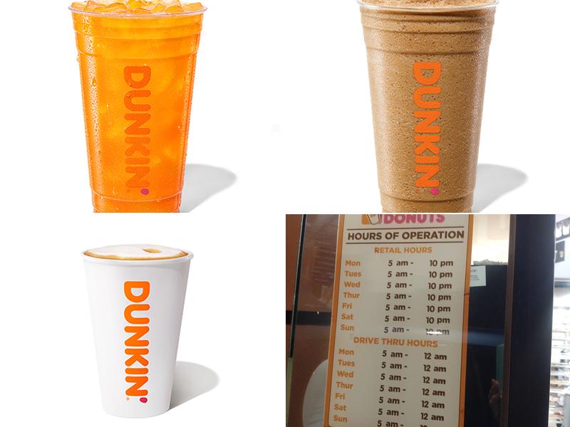 Dunkin' Menu