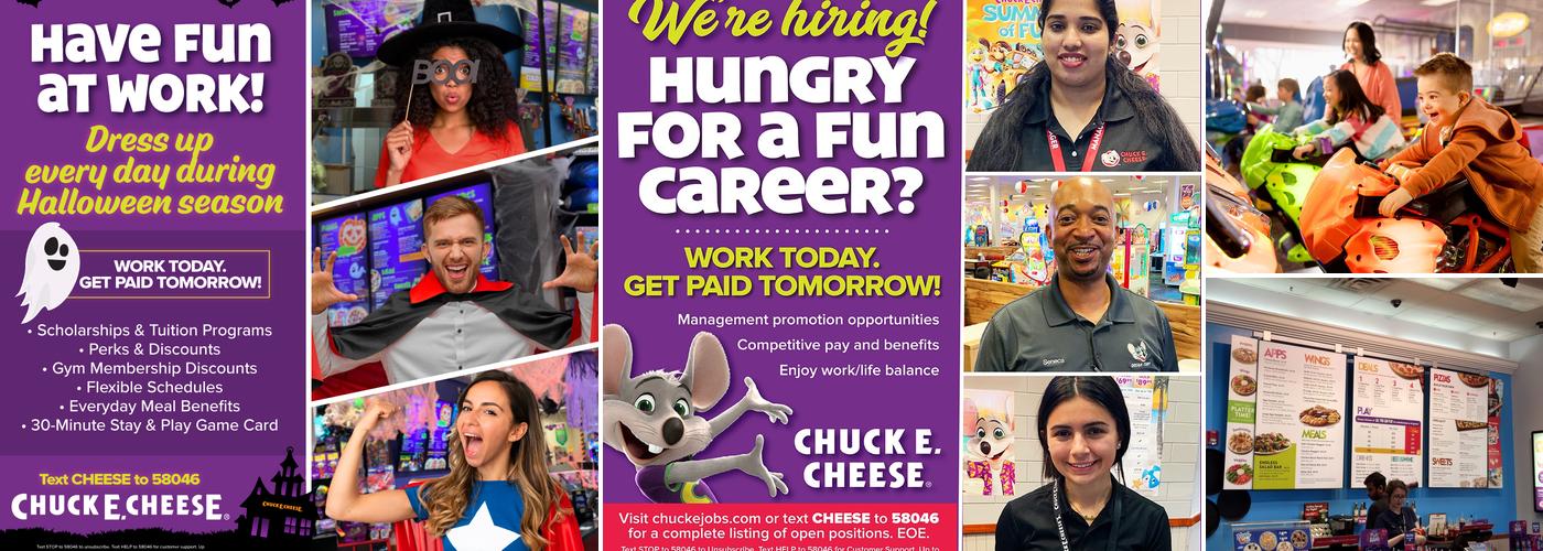 Chuck E. Cheese Menu