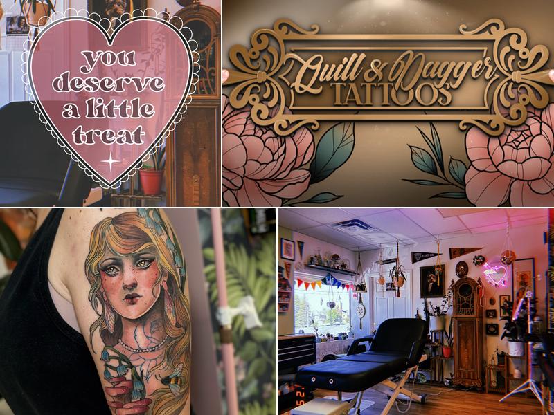 Quill and Dagger Tattoos