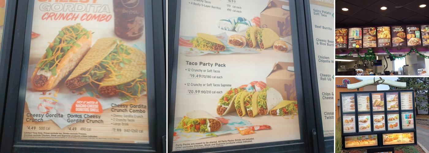 Taco Bell Menu