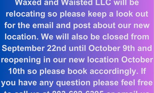 Waxed & Waisted LLC 108 Columbia NE Dr H3, Columbia South Carolina 29223