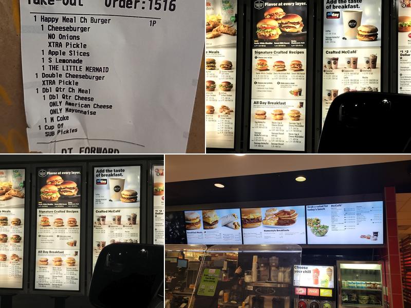 McDonald's Menu