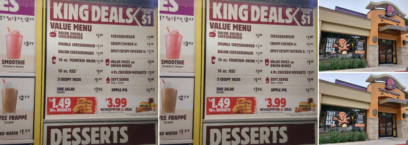 Taco Bell Menu
