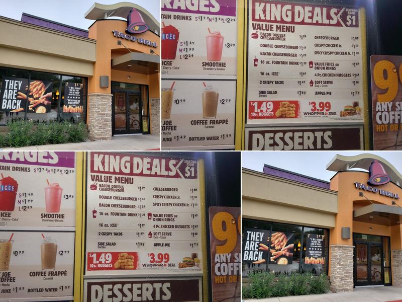 Taco Bell Menu