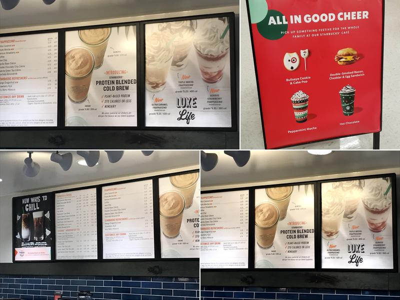 Starbucks Menu
